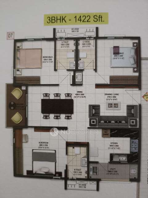 2 BHK Flat In Modern Spaaces Engrace Phase 2, Kada Agrahara  For Sale  In Kada Agrahara 