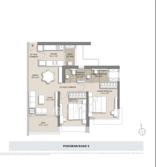 2 BHK Flat In Asteria By Courtyard By Wadhwa And Narang Realty For Sale  In Asteria By Courtyard