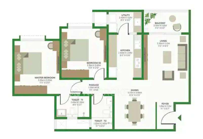 2 BHK Flat In Godrej Woods For Sale  In Thanisandra