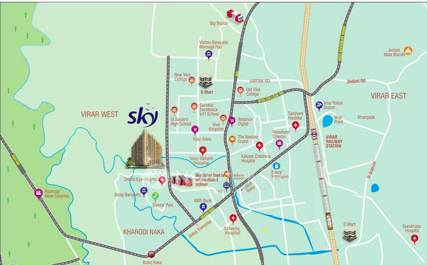 2 BHK Flat In Vinay Unique Sky For Sale near Chandansar