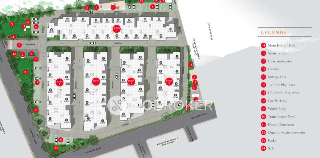 2 BHK Flat In Pride Sunrise Phase 2 For Sale  In Jigani