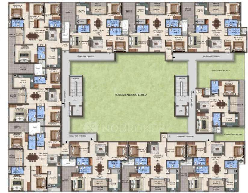 3 BHK Flat In Marutham Neptune For Sale  In Koyambedu