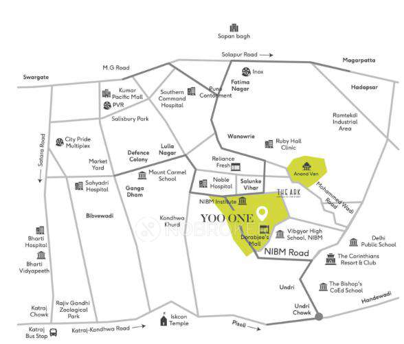 3 BHK Flat In Tribeca Yoo One For Sale  In Mohammadwadi