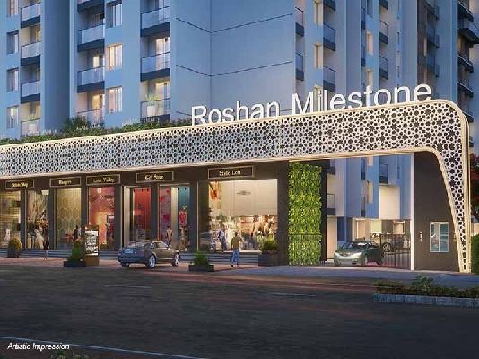 1 BHK Flat In Roshan Milestone For Sale  In Wakad