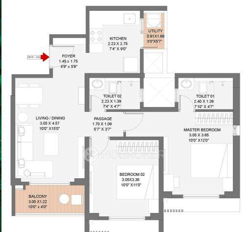 2 BHK Flat In Godrej Evergreen Square For Sale near Baner Gaon