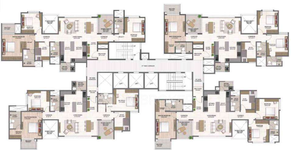 3 BHK Flat In Bricks And Milestones The Earth Scape For Sale  In Gunjur