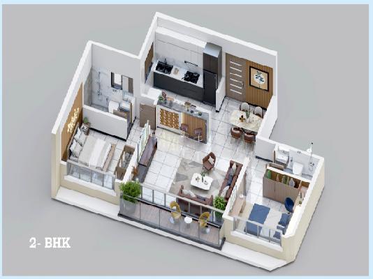 2 BHK Flat In Dhartidhan Dharti For Sale  In Vasai West