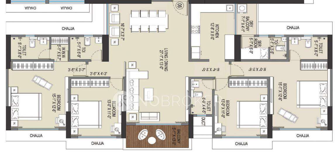 4 BHK Flat In Royal Bliss For Sale  In Malad West