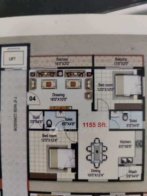 2 BHK Flat In Disha Marvel For Sale  In Doddanekundi