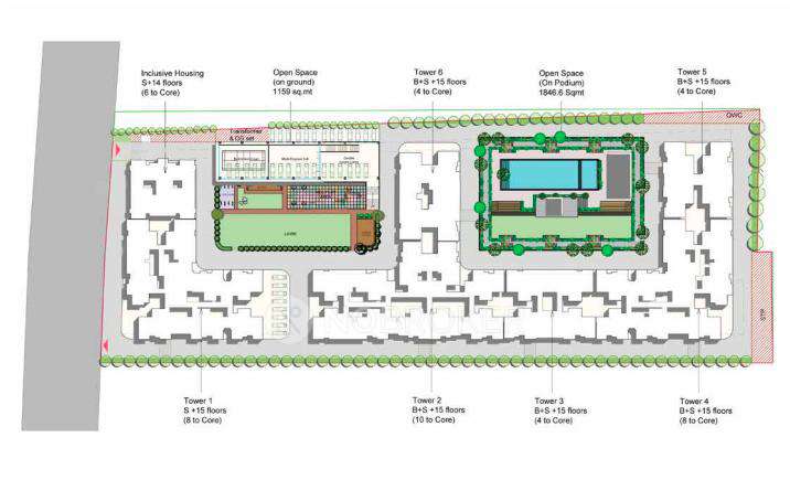 3 BHK Flat In Kohinoor Viva Pixelâ­ For Sale near Vishrantwadi