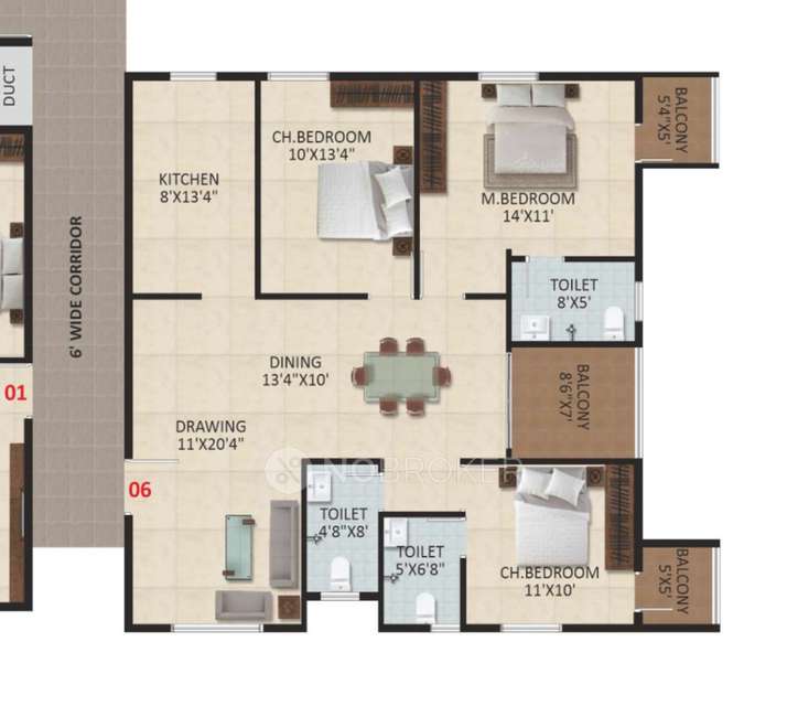 3 BHK Flat In Sm Art For Sale  In Balagere
