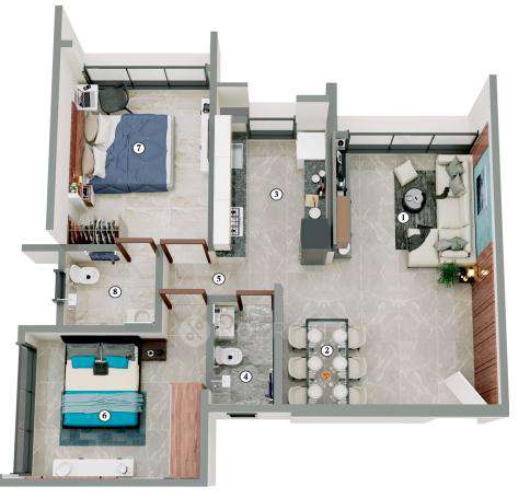 2 BHK Flat In Gurukrupa Nirmalam For Sale  In Bandra East