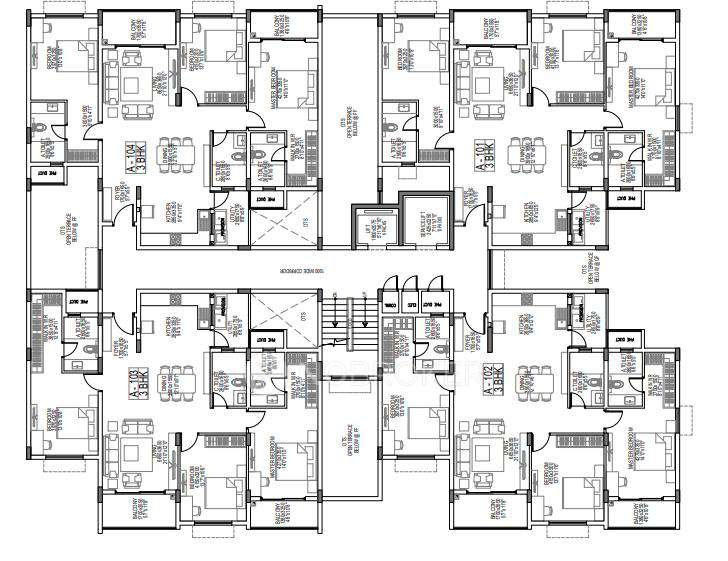 3 BHK Flat In Adarsh Rosewood For Sale  In Bellandur