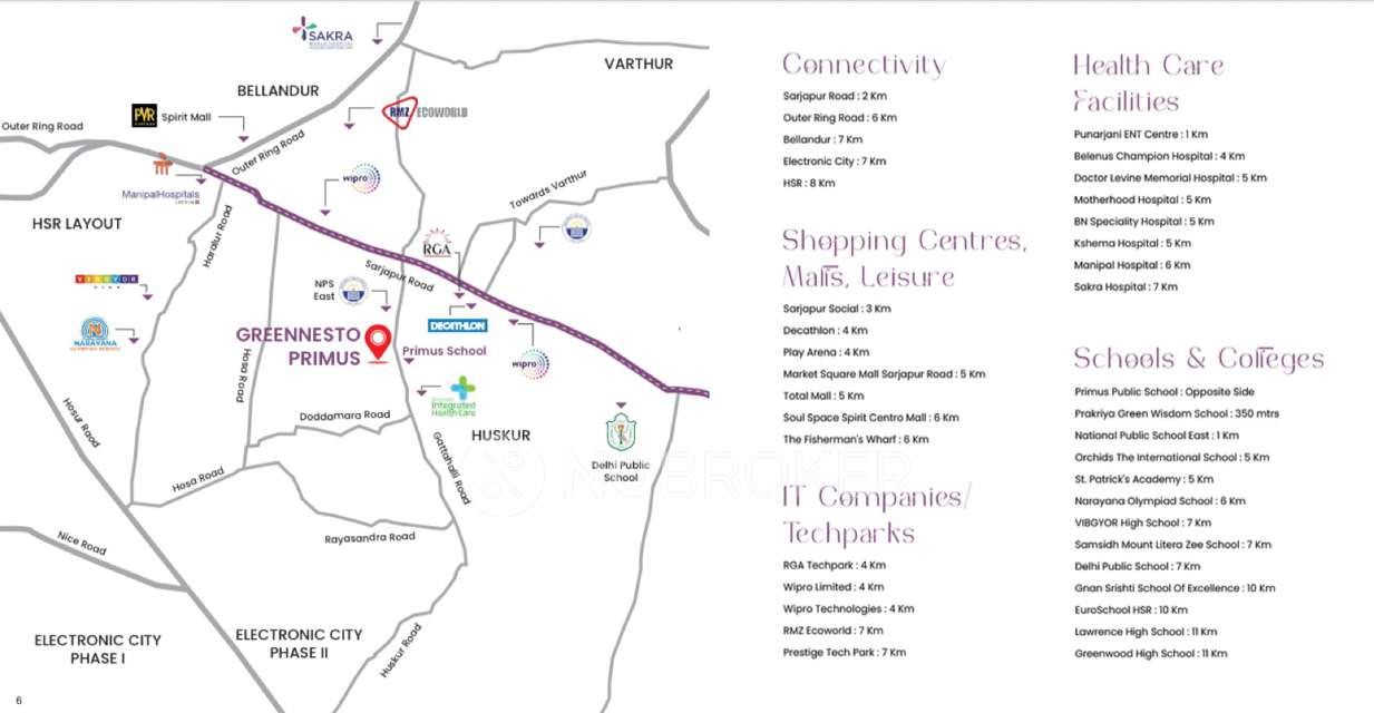 3 BHK Flat In Greennesto Primus For Sale  In  Doddakannalli