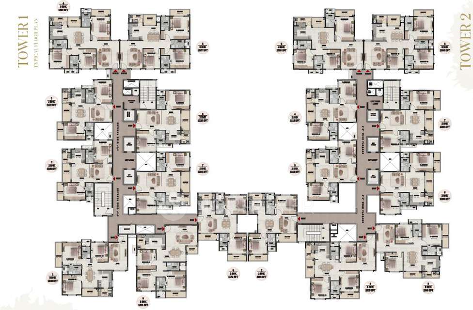 2 BHK Flat In Dsr The Courtyard For Sale  In Gunjur