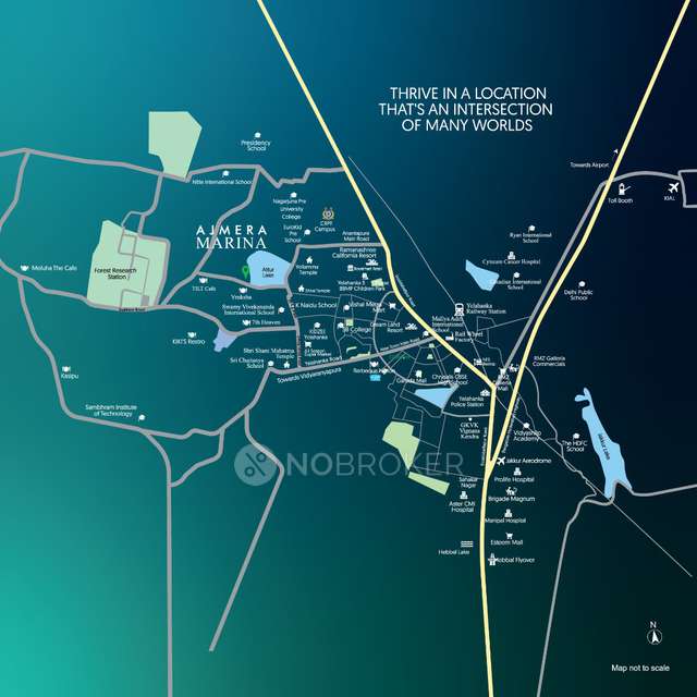 2 BHK Flat In Ajmera Marina For Sale near Attur Layout