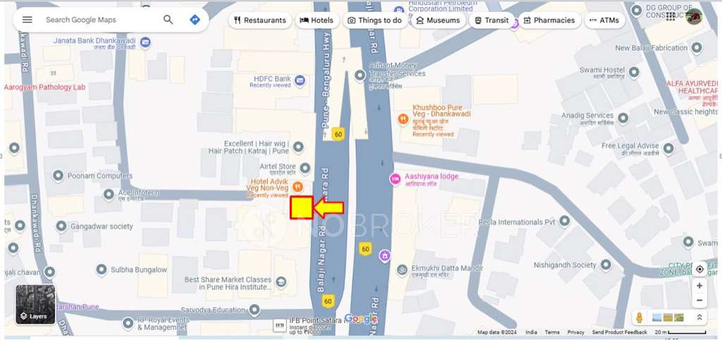 2 BHK Flat In Vastu Apartment Chandrabhaga Nagar, Dhankawadi for Rent  In Dhankawadi