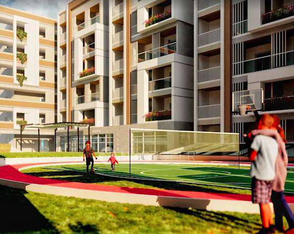 3 BHK Flat In Regalia Krishna Kunj Central Courtyard For Sale  In Quthbullapur, Hyderabad