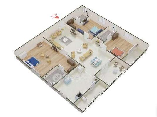 3 BHK Flat In The Trilight For Sale  In Kokapet, Telangana, India