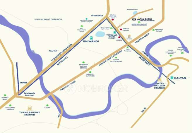 2 BHK Flat In Yogi Belleza For Sale  In Bhiwandi