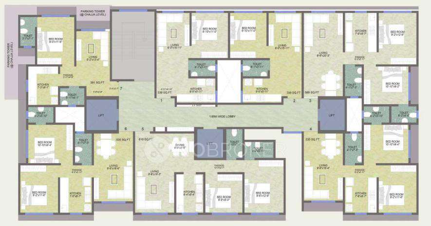 2 BHK Flat In Adityaraj Tapovan For Sale  In Vikhroli East