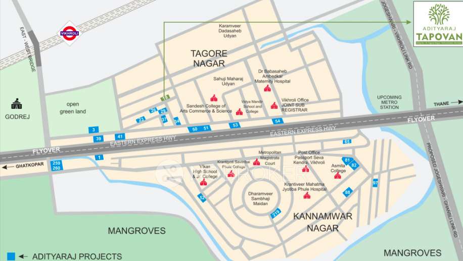 2 BHK Flat In Adityaraj Tapovan For Sale  In Vikhroli East