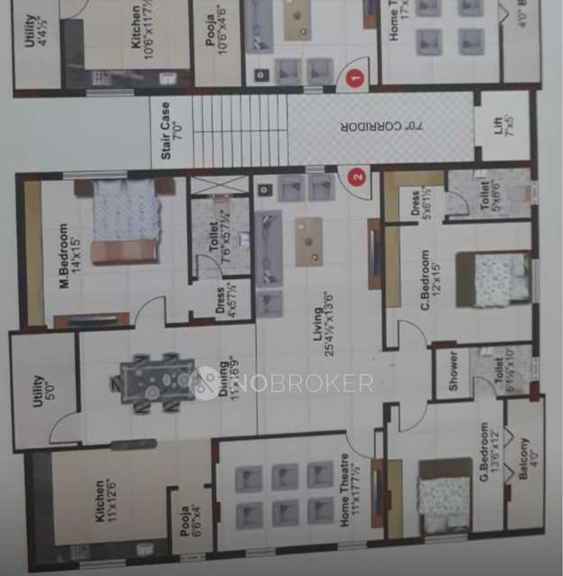 4 BHK Flat In Bella Vista Meadows For Sale  In Kondapur