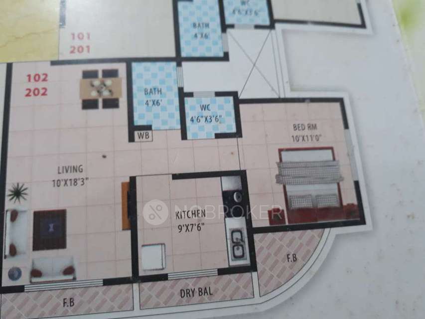 1 BHK Flat In Yash Apartment For Sale  In Neral