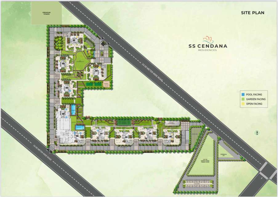 3 BHK Flat In Ss Cendana For Sale  In Sector 83