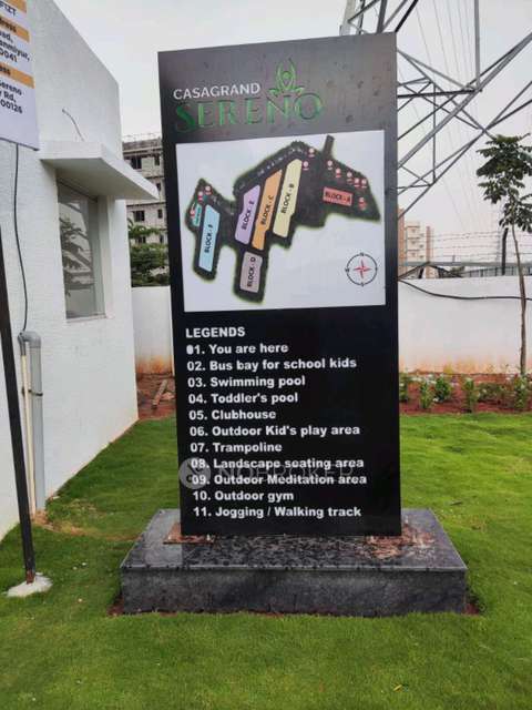 2 BHK Flat In Casagrand Sereno For Sale  In 7, Ponniamman Koil 1st St, Sholinganallur, Chennai, Tamil Nadu 600119, India