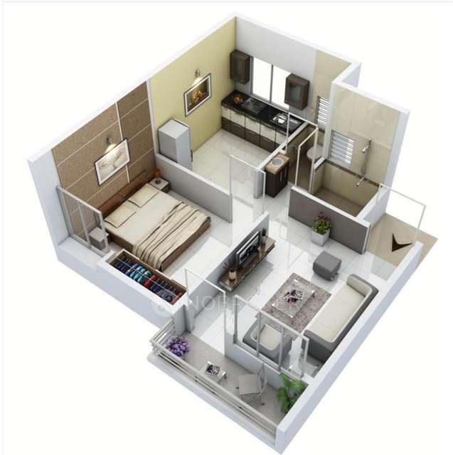 1 BHK Flat In Siddhi Vinayak Park for Rent  In Sahibabad