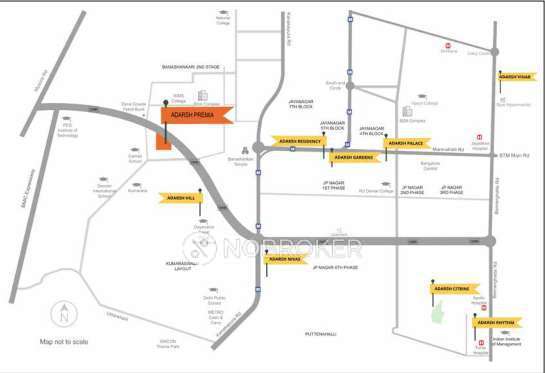 3 BHK Flat In Adarsh Premia For Sale  In Banashankari