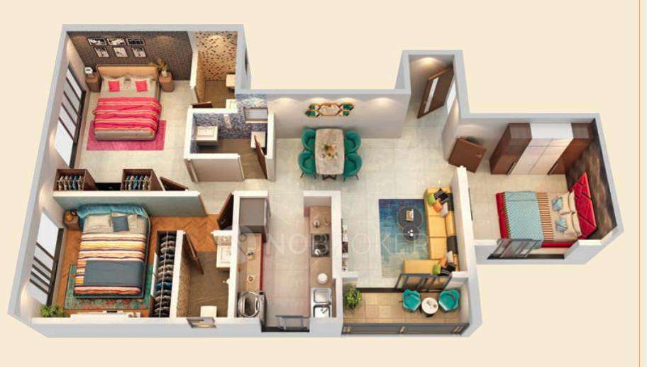 3 BHK Flat In Balaji Heights For Sale  In Dombivli East