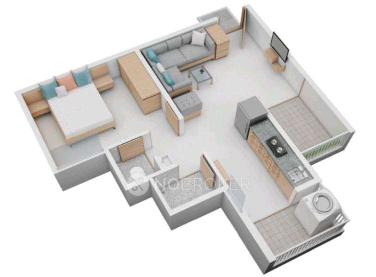 1 BHK Flat In Adi Siddhashila W57 for Rent  In Wakad