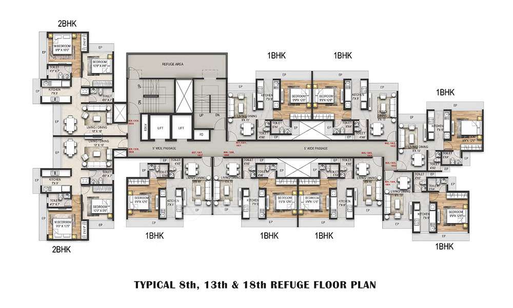2 BHK Flat In Sonawane Krishna Ultima For Sale  In Kalyan East
