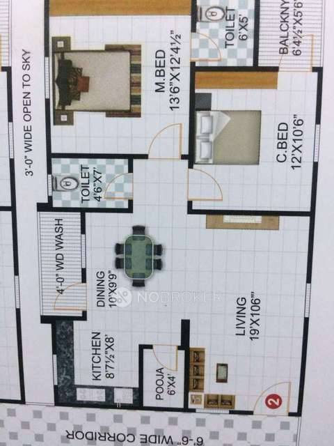 2 BHK Flat In Naveen Residency For Sale  In Pragathi Nagar