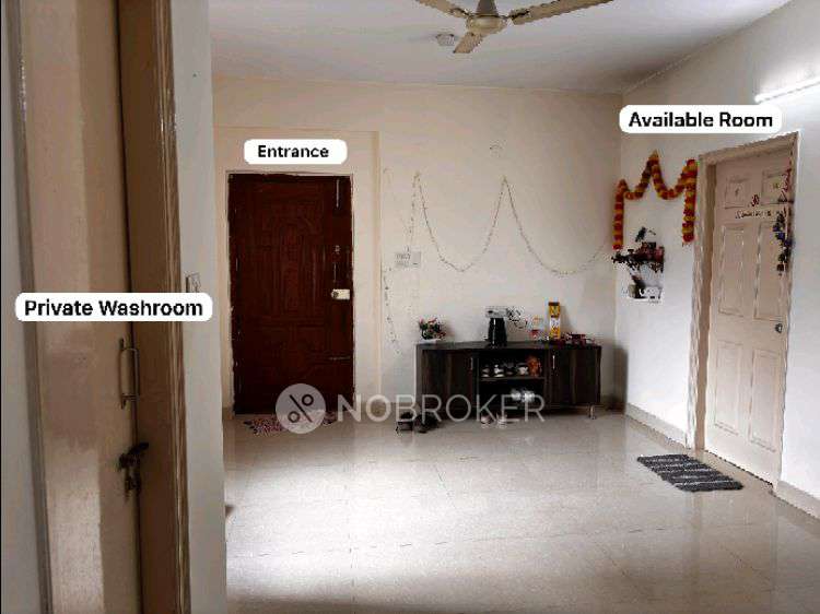 Single Room for Female In 2 BHK  In Sathya Sai Paradise In  Whitefield