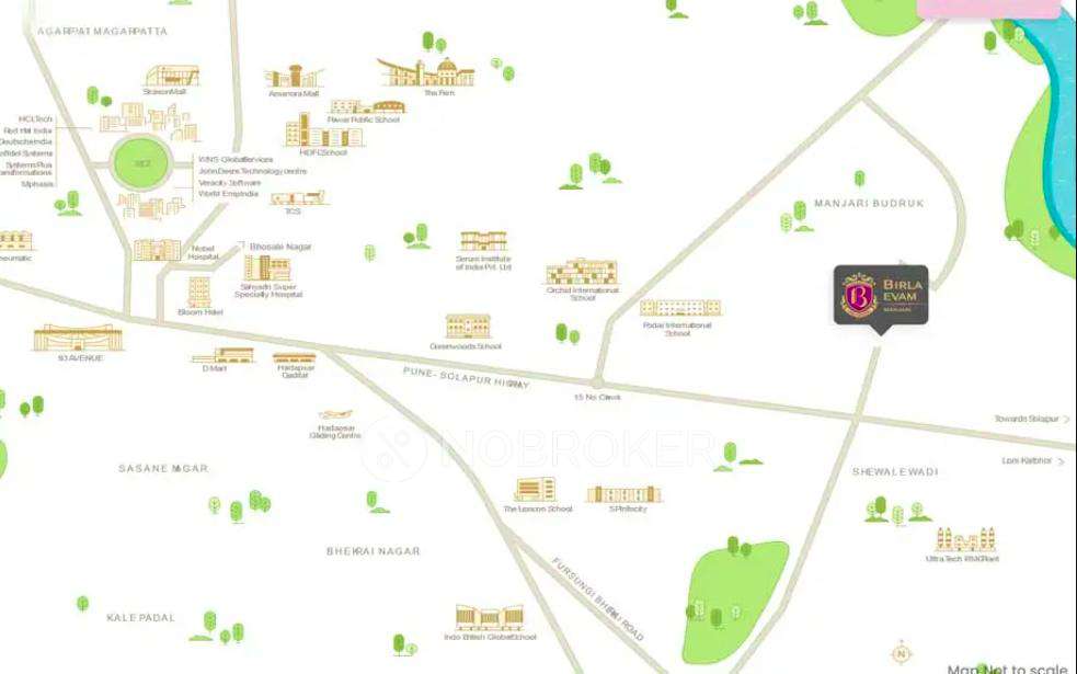 2 BHK Flat In Aditya Birla Evam For Sale  In Manjari Budruk