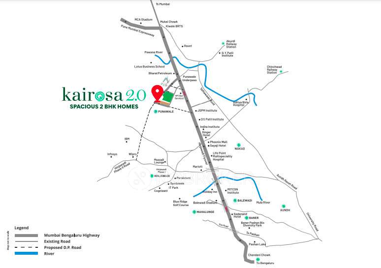 2 BHK Flat In Pharande Kairosa For Sale  In Punawale