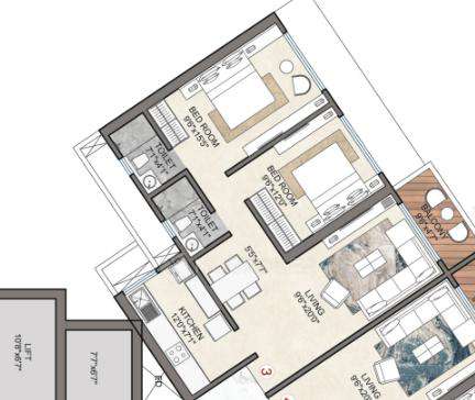 2 BHK Flat In Dgs Sheetal Sky For Sale  In Andheri West