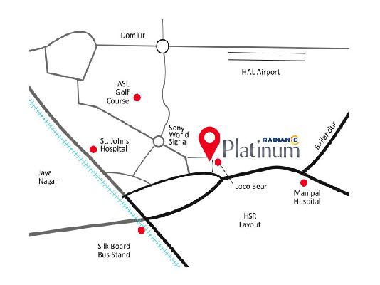 3 BHK Flat In Radiance Platinum For Sale  In Koramangala