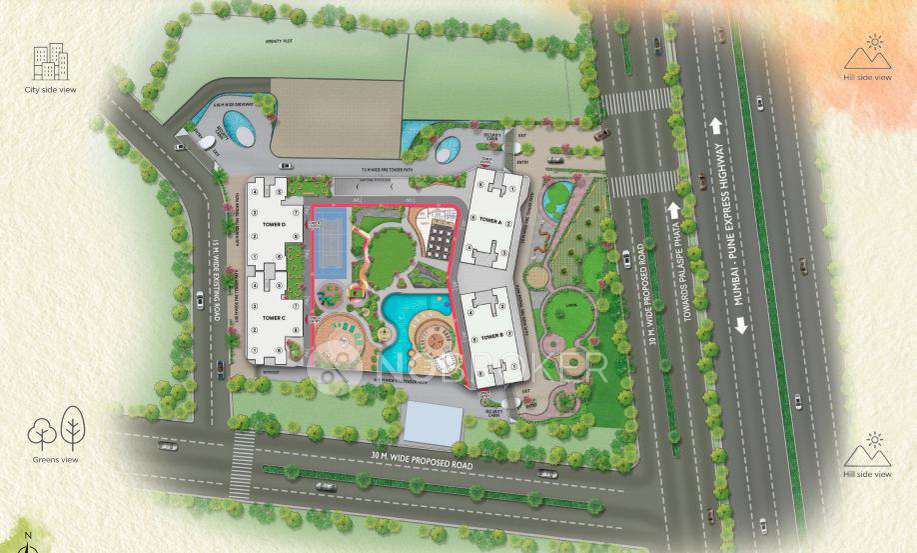 1 BHK Flat In Superb Maximus City For Sale  In Panvel