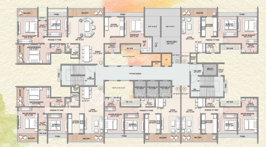 1 BHK Flat In Superb Maximus City For Sale  In Panvel