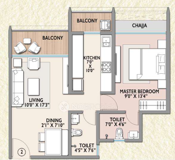 1 BHK Flat In Superb Maximus City For Sale  In Panvel