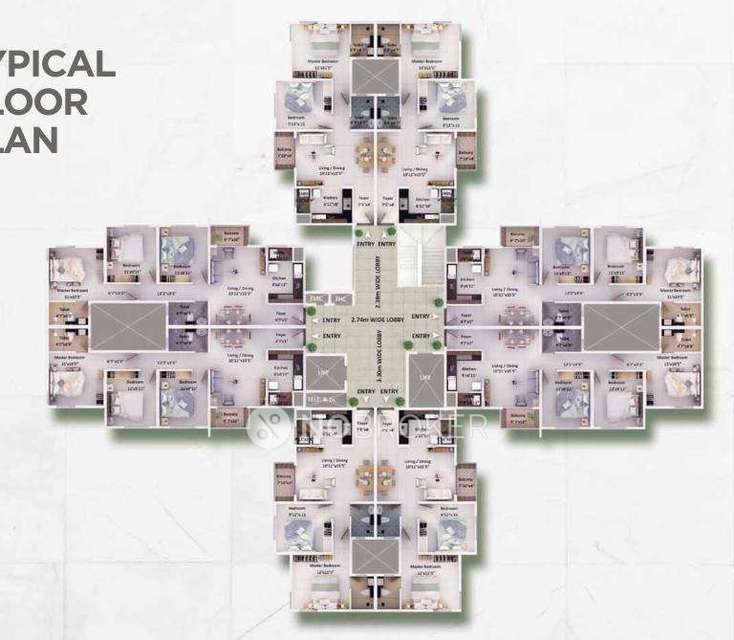 3 BHK Flat In Provident Equinox For Sale  In Bluejay Ardley