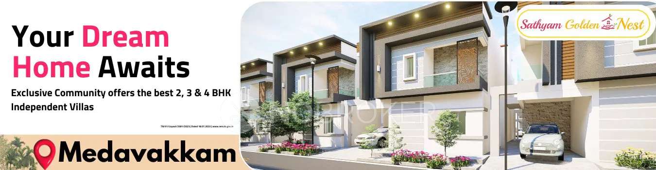 3 BHK Villa In Sathyam Golden Nest For Sale  In Ponmar
