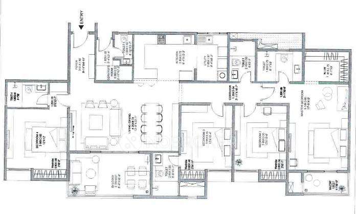 4 BHK Flat In Assetz Mizumi Reserve For Sale  In Kudlu