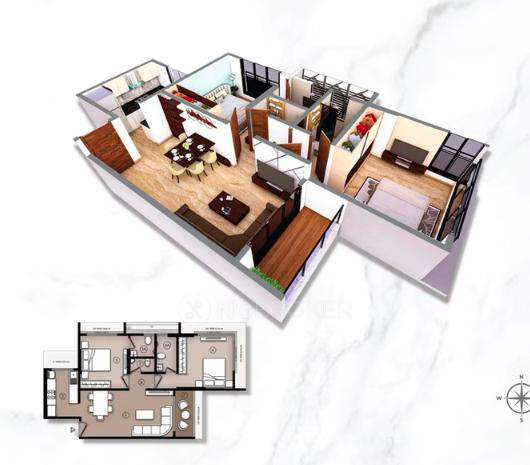 2 BHK Flat In Ariha Vincere For Sale  In Goregaon West