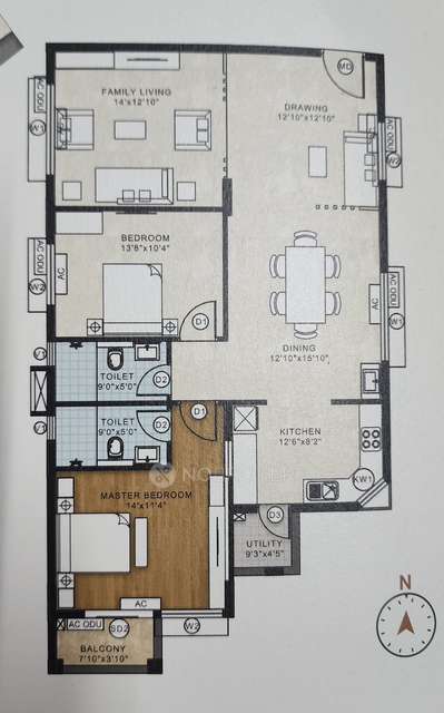 2 BHK Flat In Empire Urbana, Nanakaramguda For Sale  In Nanakaramguda