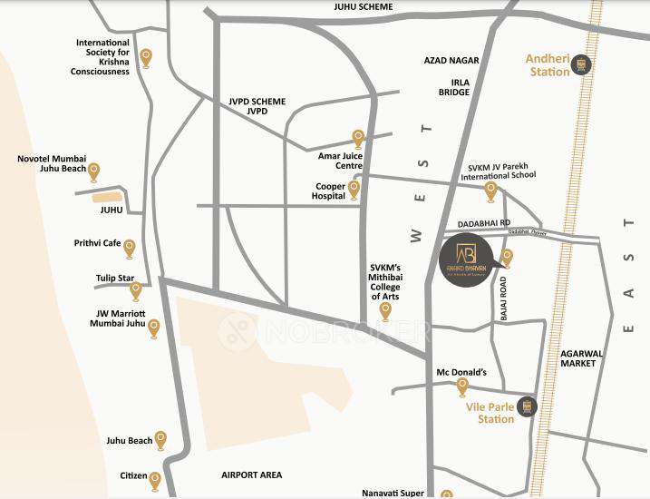 3 BHK Flat In Jet Anand Bhavan For Sale  In Vile Parle West